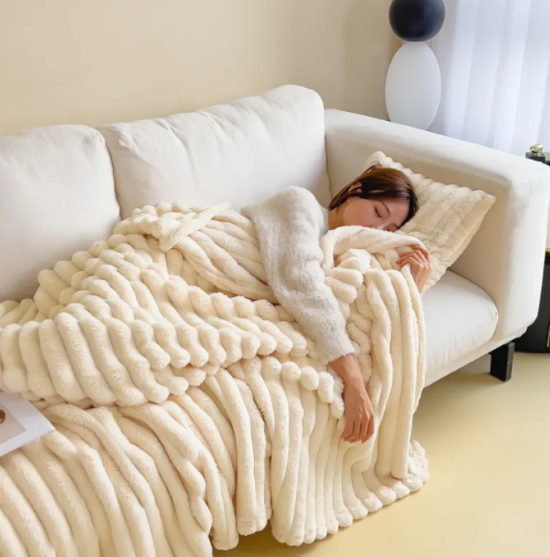 Bubble Velvet Blanket