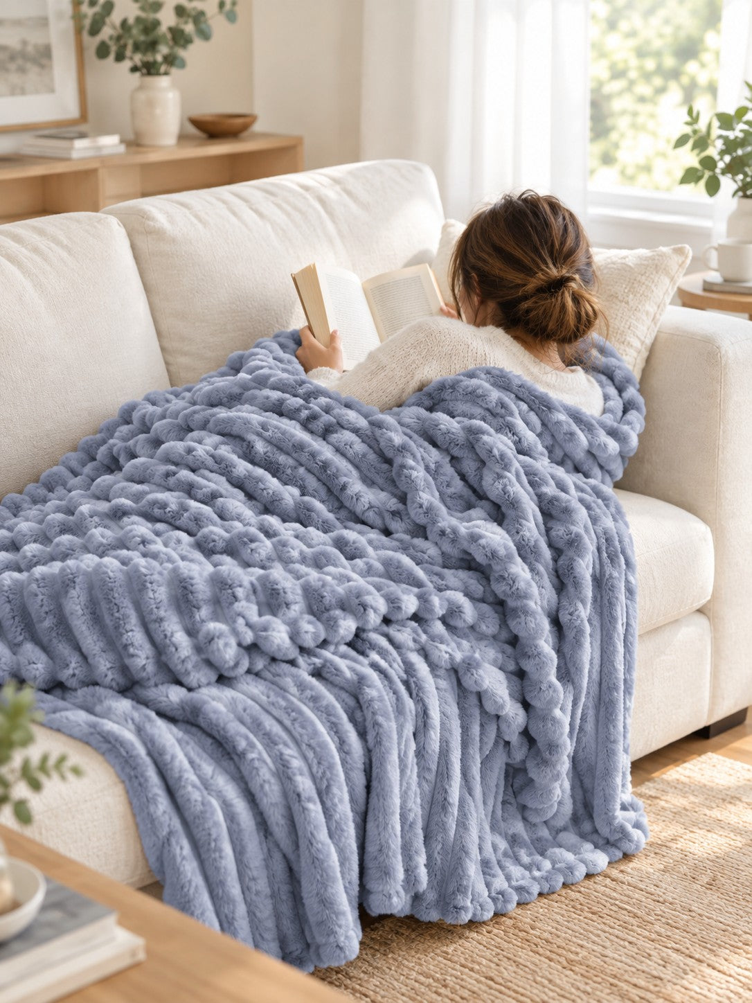 Bubble Velvet Blanket